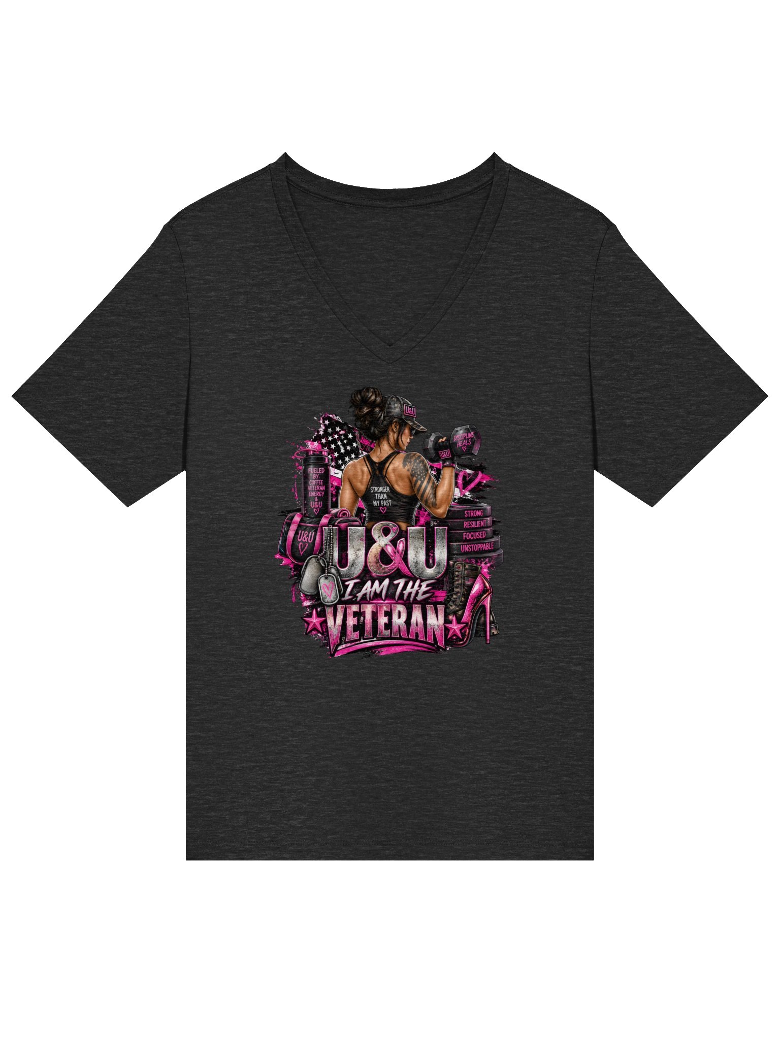 I am the Veteran V-Neck Tee 4 product image (1)
