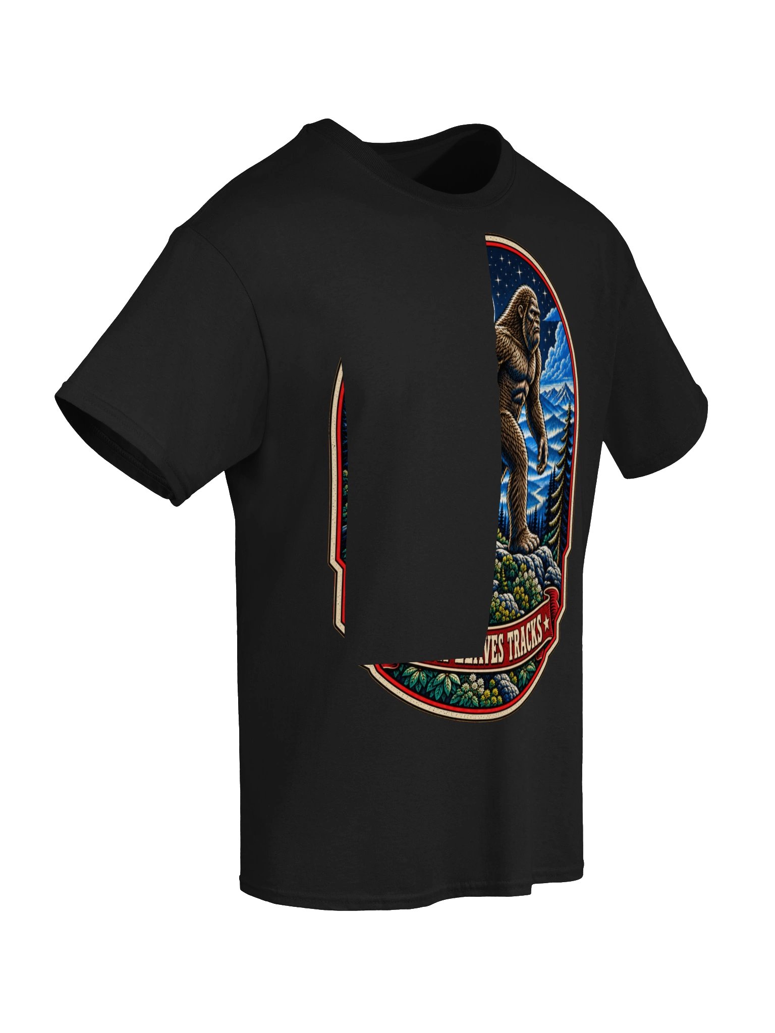 Truth Leaves Tracks Bigfoot T-Shirt – Sasquatch Cryptid Wilderness Tee product image (7)