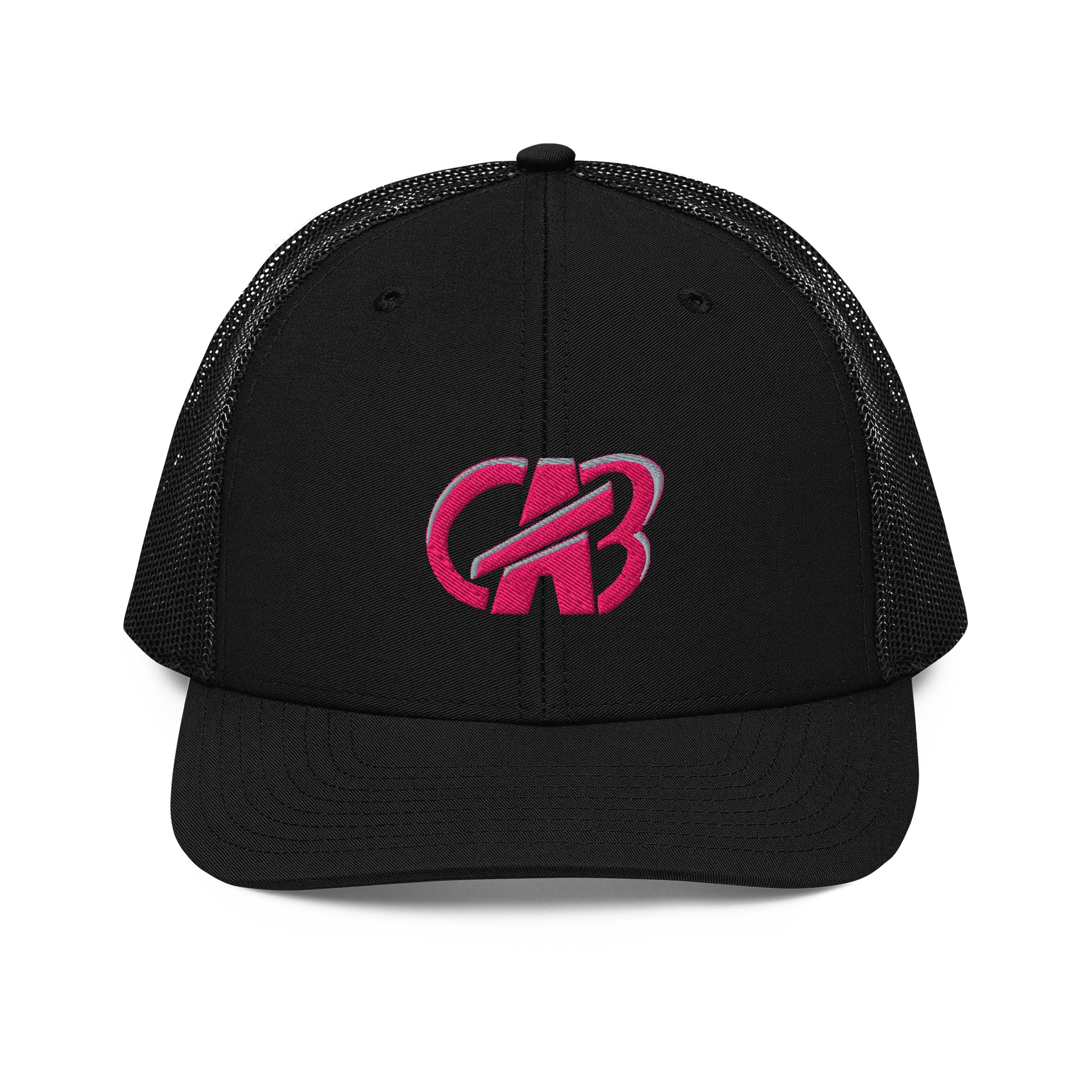 Bold Pink Emblem Trucker Hat product image (1)