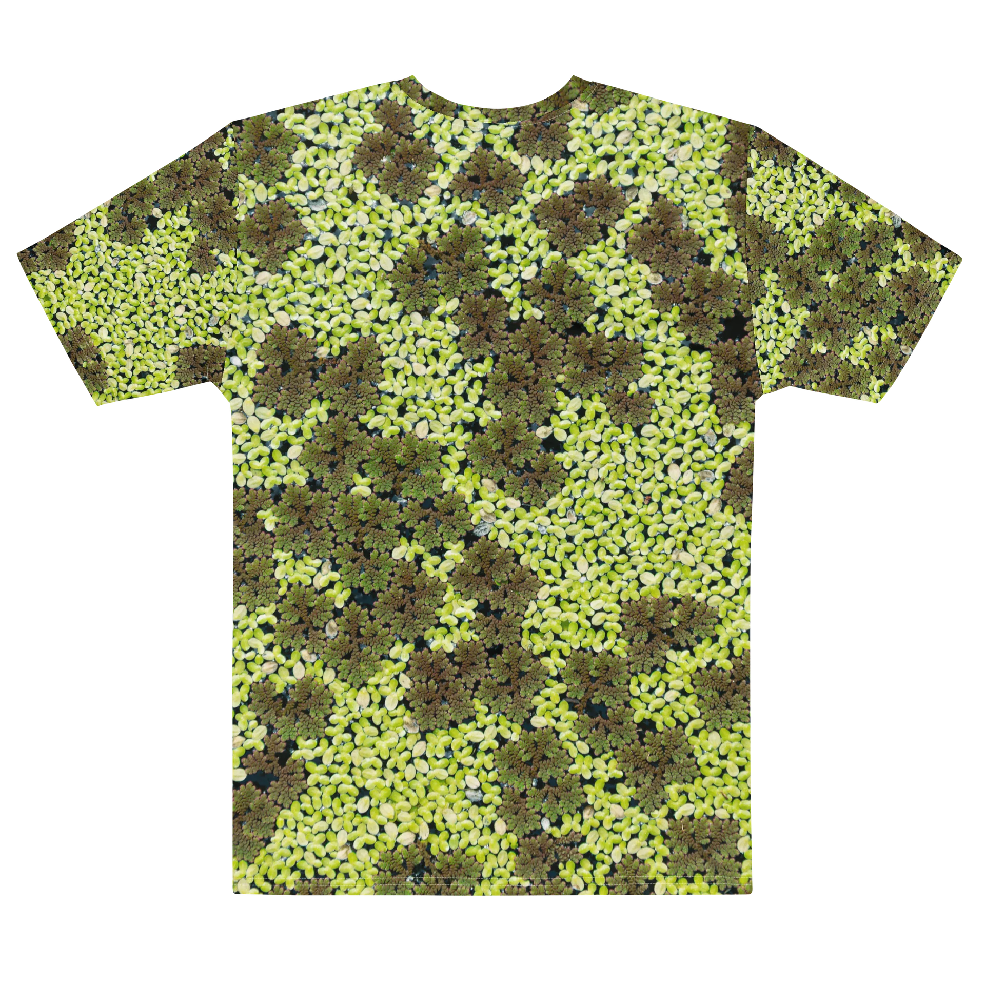 Verdant Life Light Men’s All-Over Print Natural Cotton Forest Crew Neck T-Shirt product image (2)