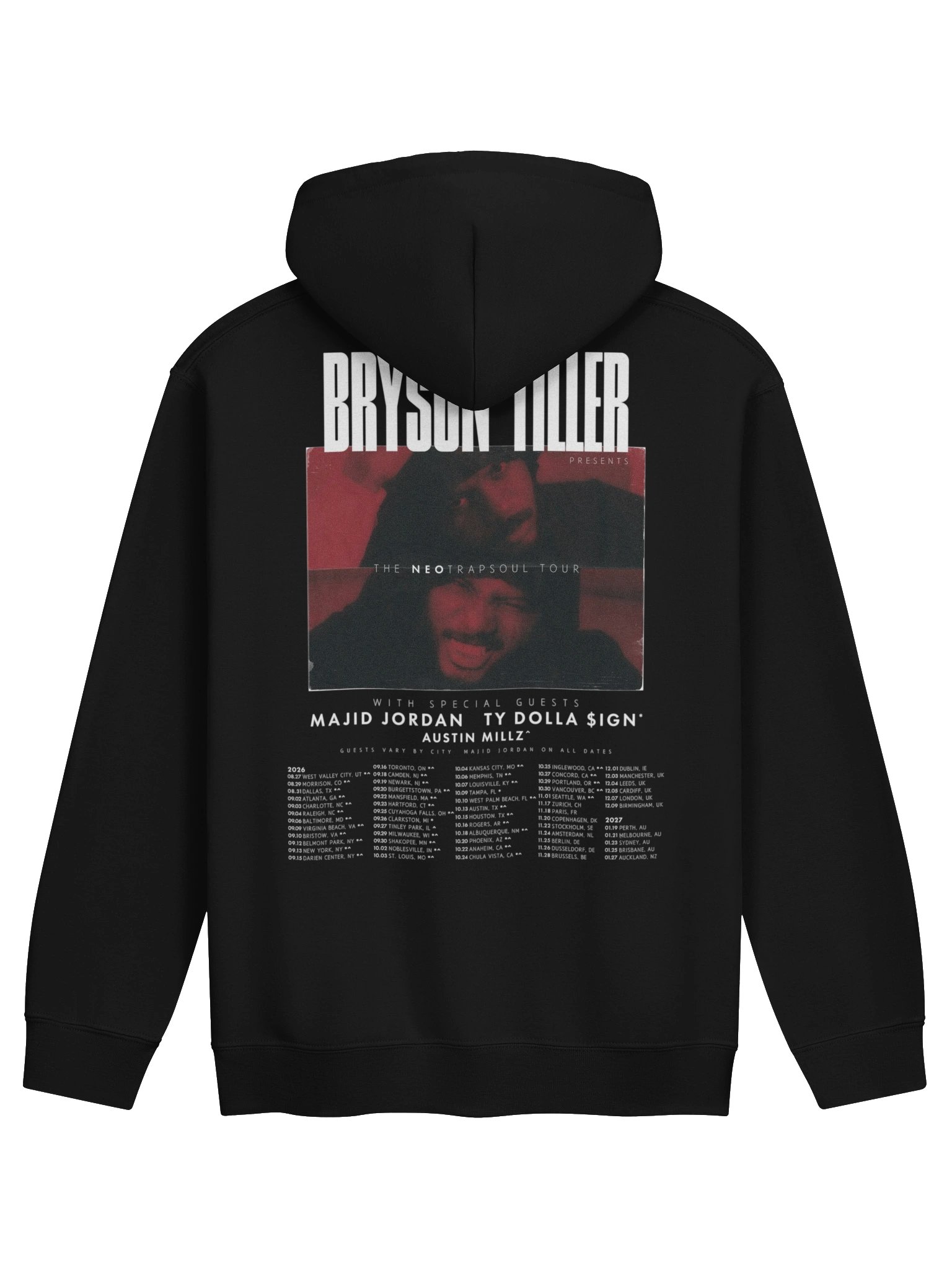Bryson Tiller The Neo Trapsoul Tour Merch Hoodie product image (2)