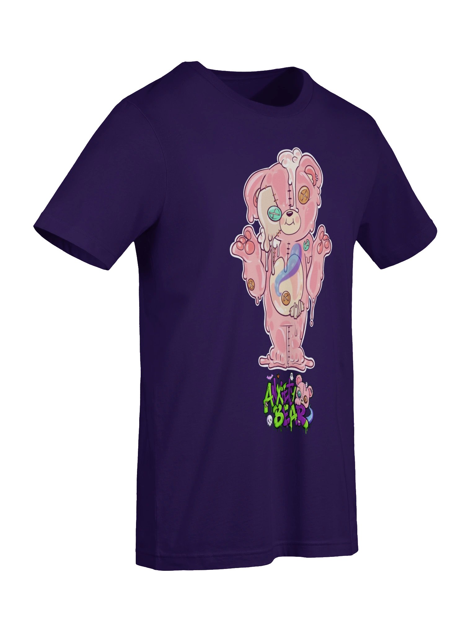 Anxiety Bear Scare Bear Tshirt: Slime Bear product image (35)