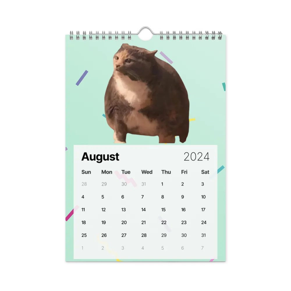Wall Calendar (2024): Meme Cats product image (4)