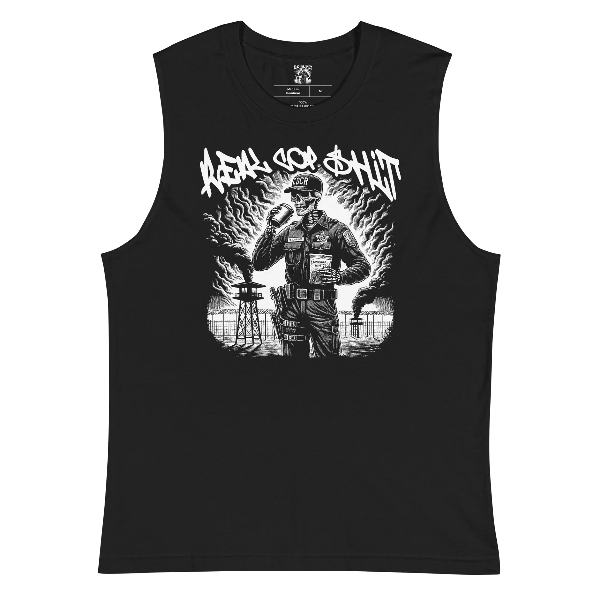 REAL COP SHIT TANK TOP product image (3)