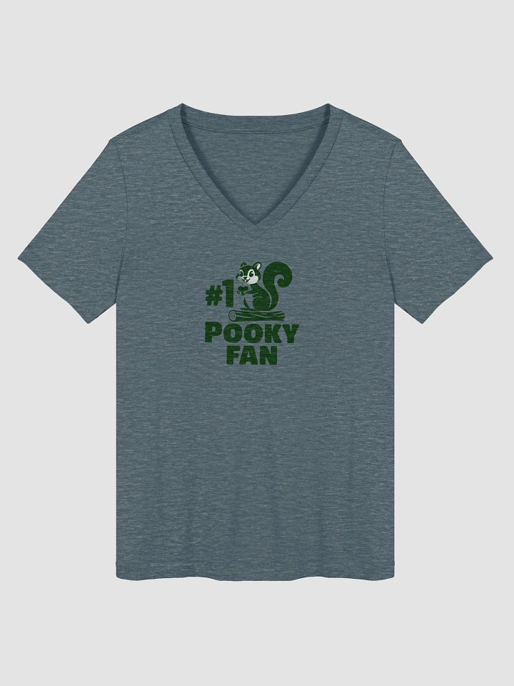 Pooky's #1 Fan V-Neck Tee product image (1)