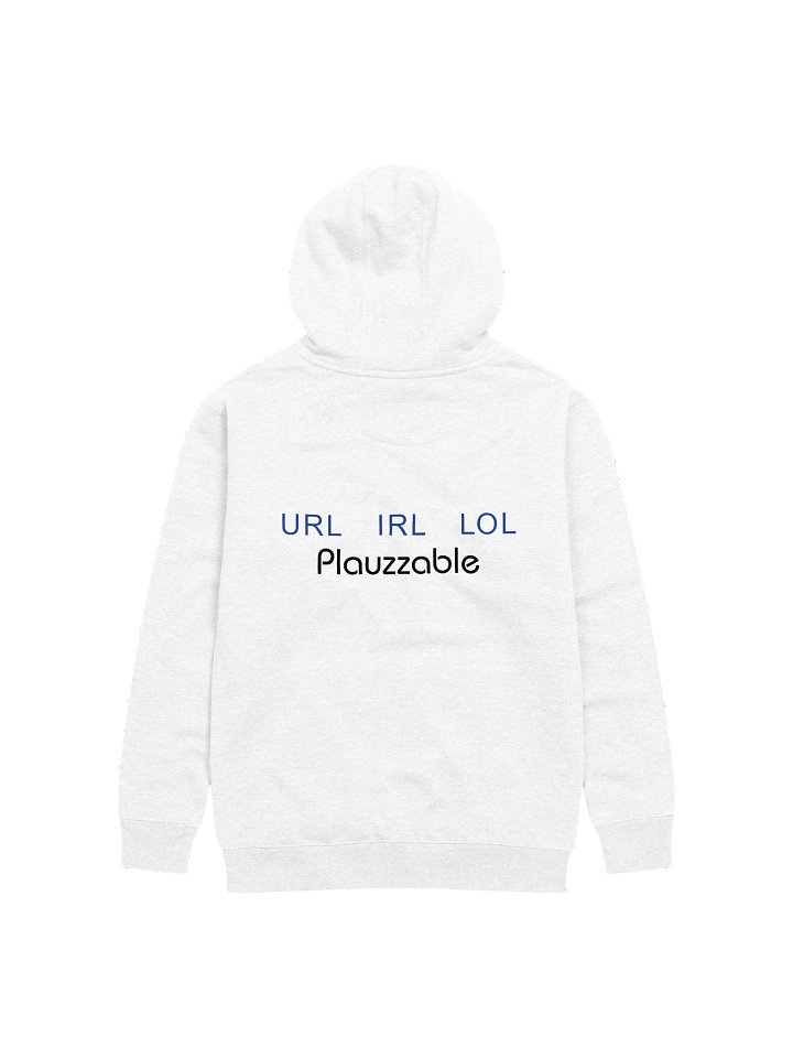 Plauzzable Sweatshirt – URL IRL LOL Edition (wht) product image (2)
