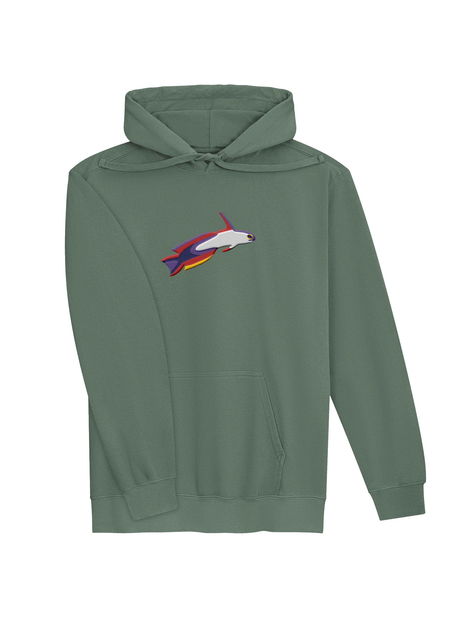 Purple Firefish Goby Embroidered Hoodie | Saltwater Reef Aquarium Fish & Ocean Lover Apparel SEO Description product image (6)