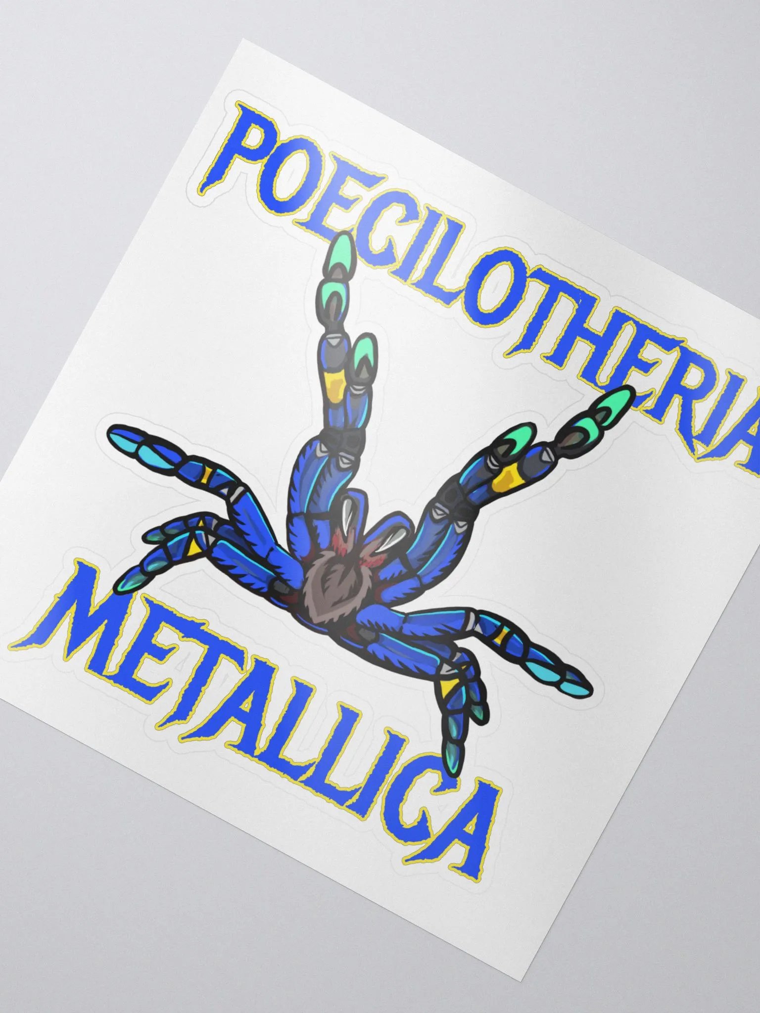 Poecilotheria Metallica Sticker product image (2)
