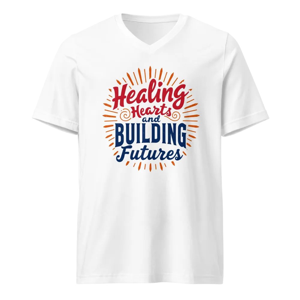 Healing Hearts and Building Futures V-Neck Tee product image (5)