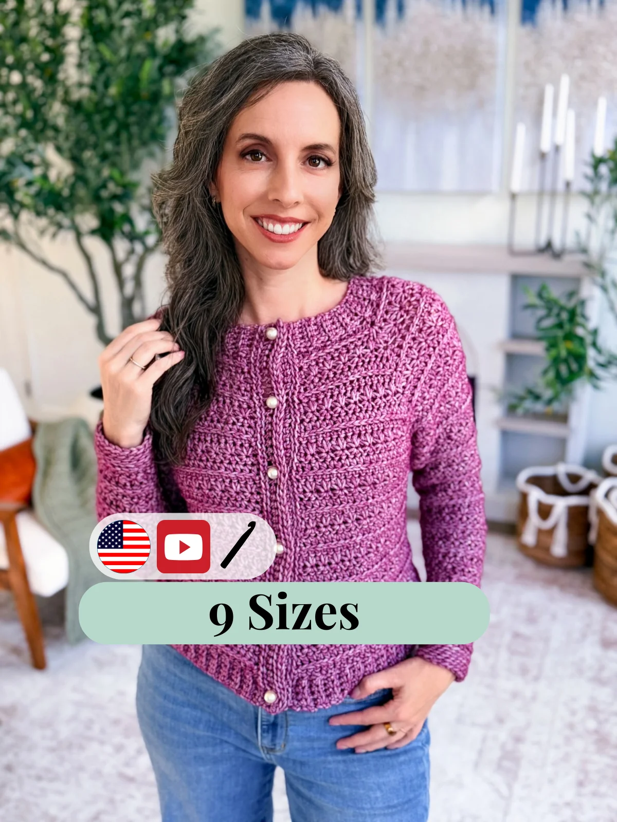 Petal Loop Stitch Crochet Cardigan product image (9)