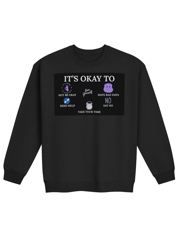 Self-Compassion Support Crewneck Sweatshirt product image (1)