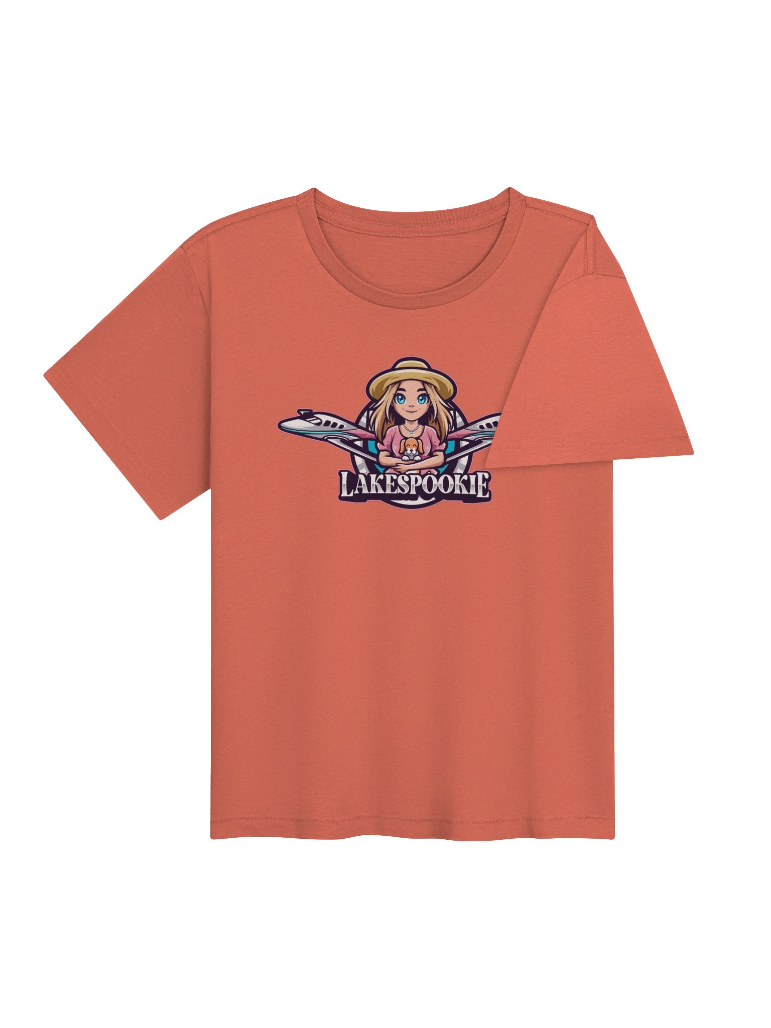 Lakespookie Classic Logo Women's High-Waisted Tee product image (4)