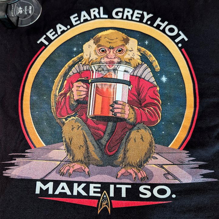 Picard Marmoset Staring T-Shirt product image (2)