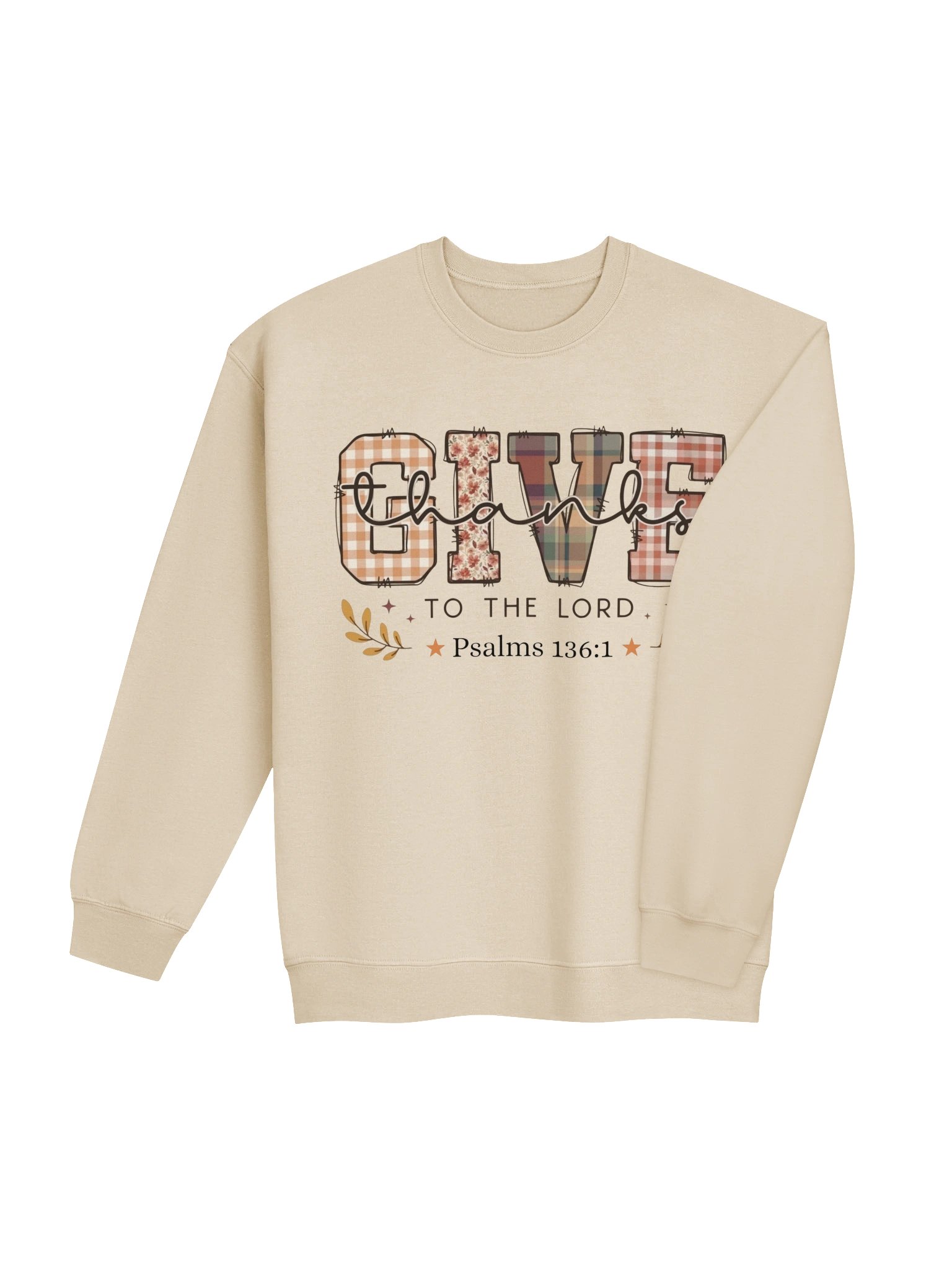 Give Thanks to the Lord Sweatshirt | Christian Thanksgiving Crewneck product image (14)