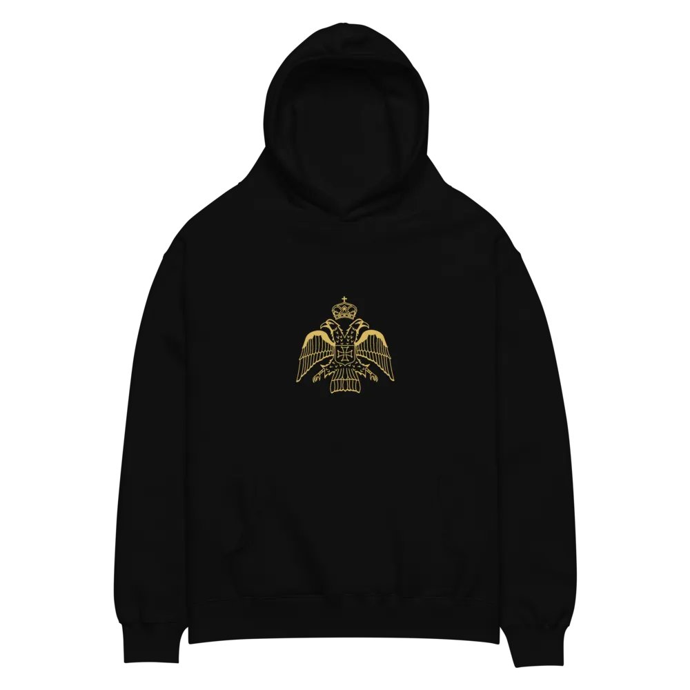 Double-Headed Eagle Gold Orthodox Christian Hoodie – Premium Religious Pullover, Faith Gift product image (2)
