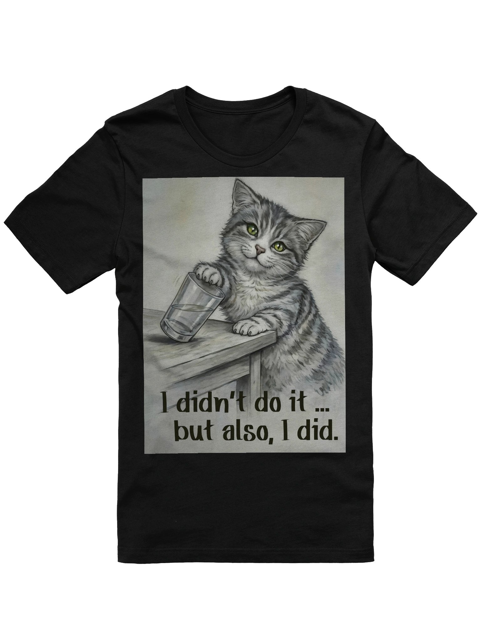 I Didn’t Do It Cat Shirt product image (1)