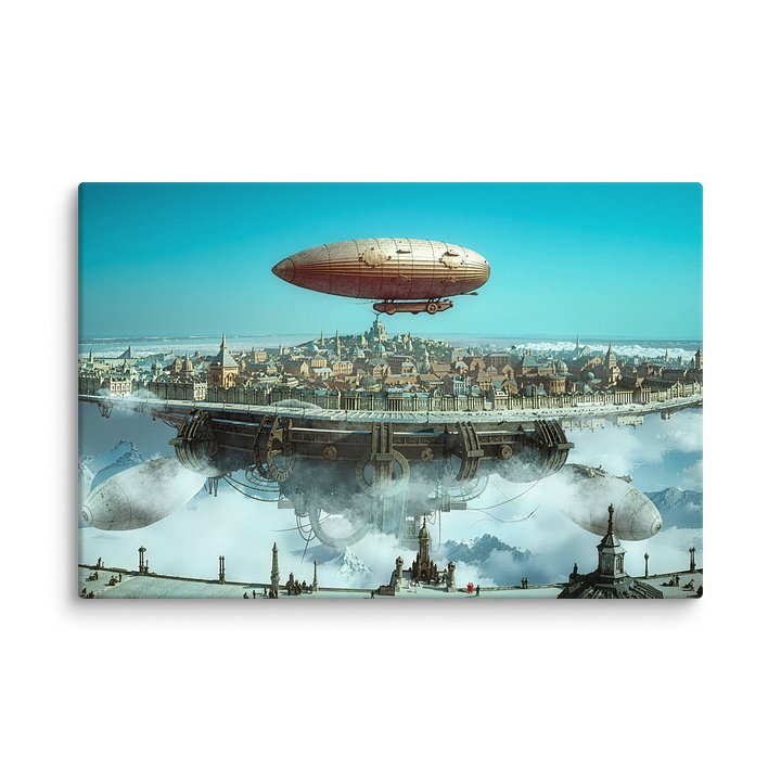 Retrofutura Archive Canvas No. 02 — The Floating City product image (1)