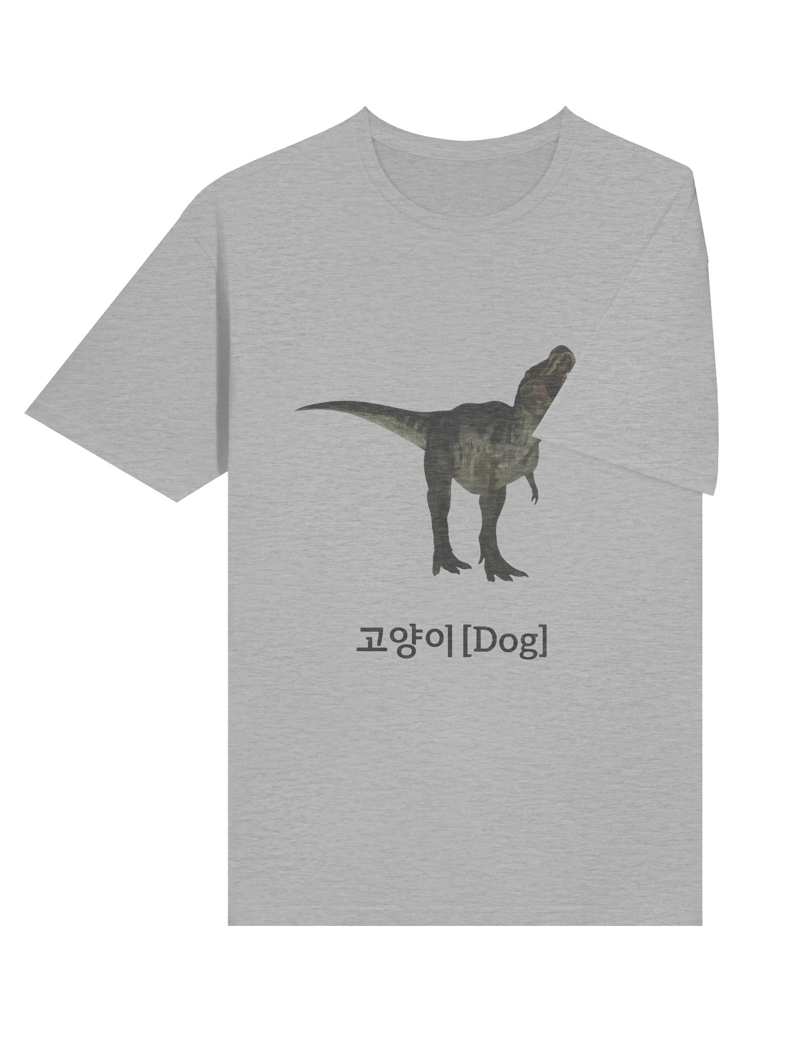 Dinosaur Korean Text Cat Dog Shirt product image (5)