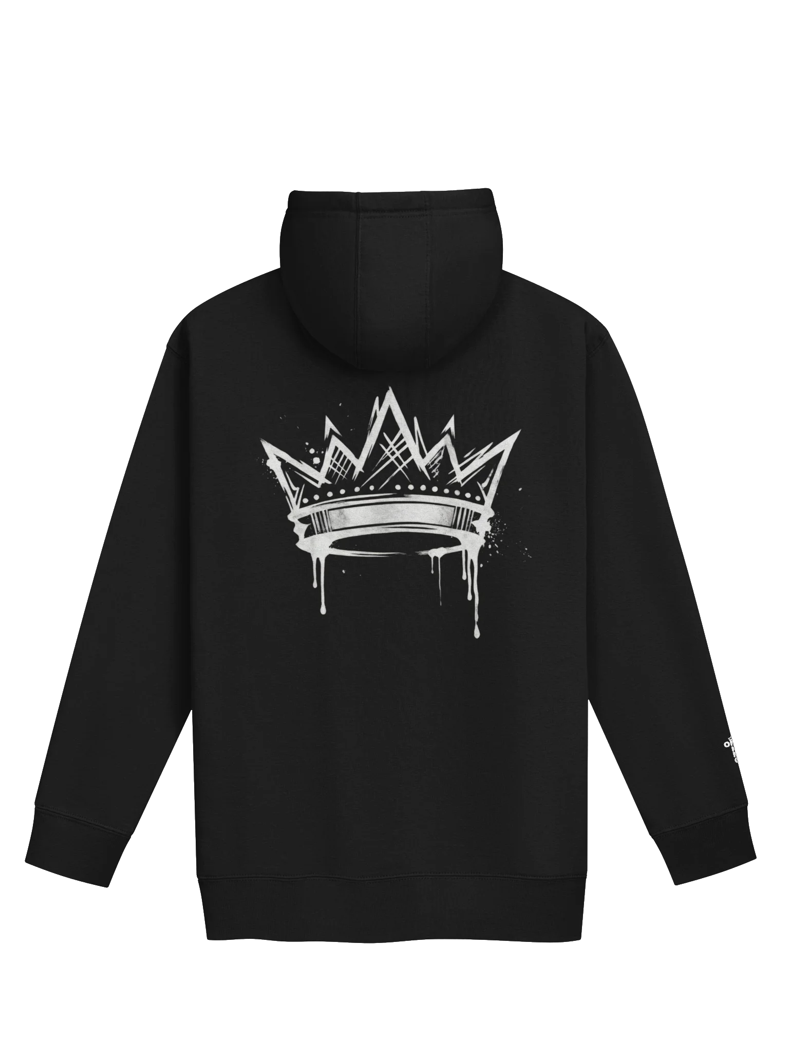 ONE KING True Crown Premium Soft Blend Hoodie with embroidered sleeve logo product image (1)