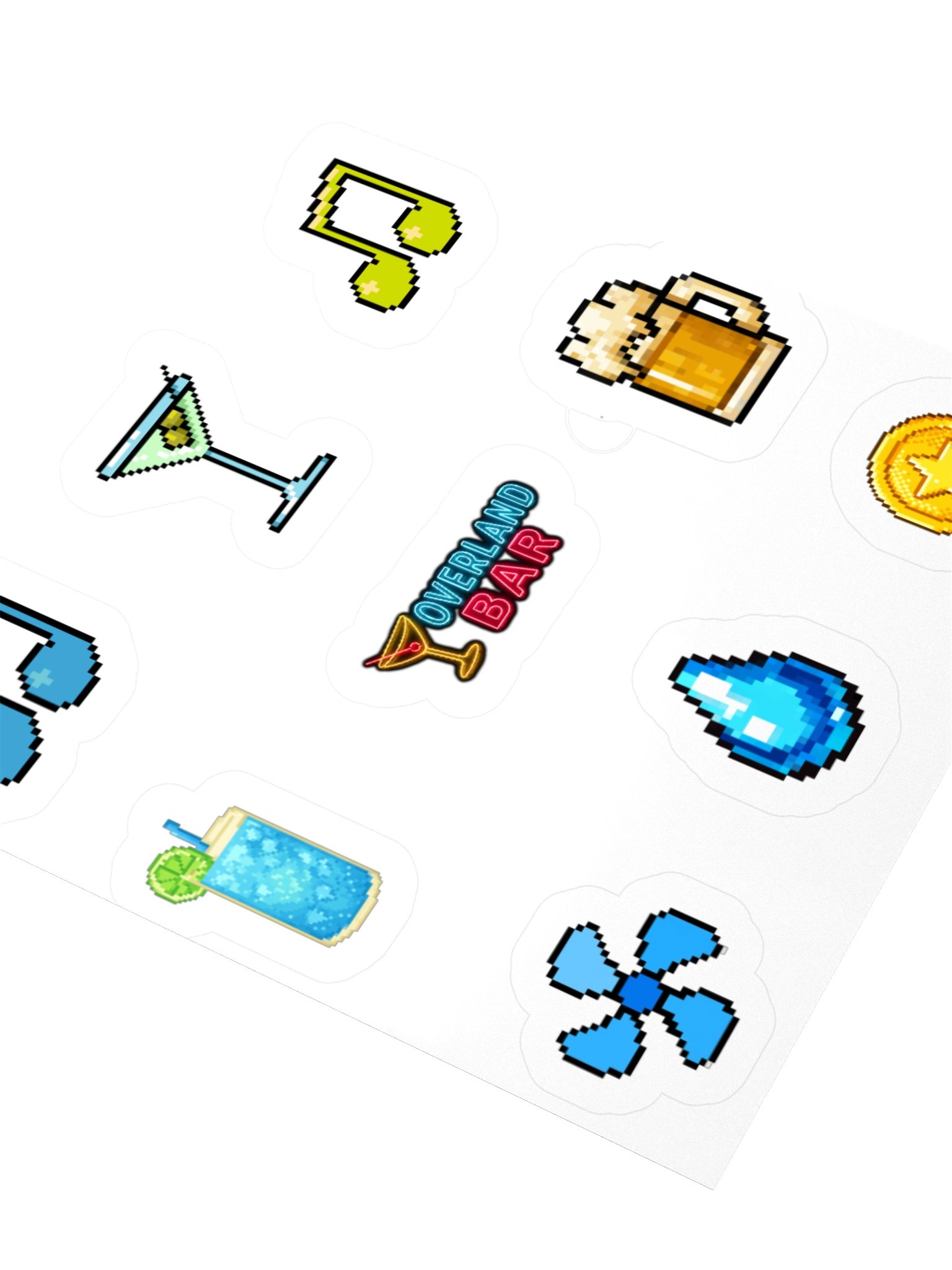 Dive Bar Summer Power-Up Sticker Sheet product image (7)