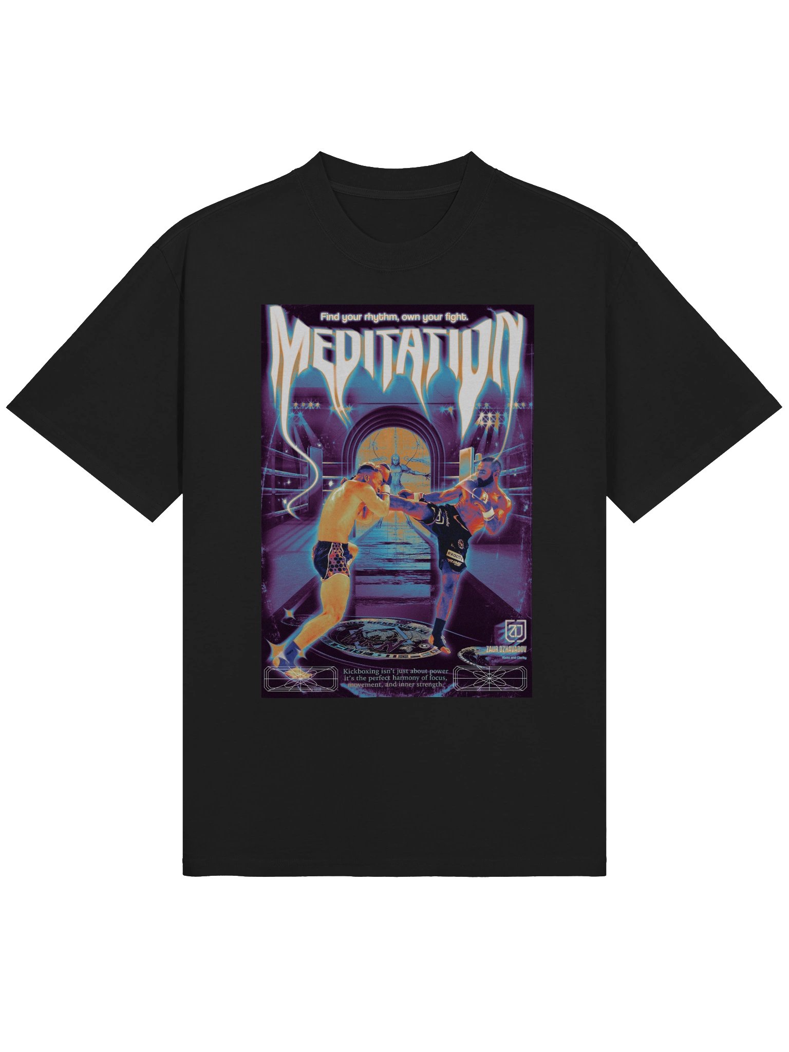 Oversized Tee - Meditation by Zaur Dzhavadov product image (8)