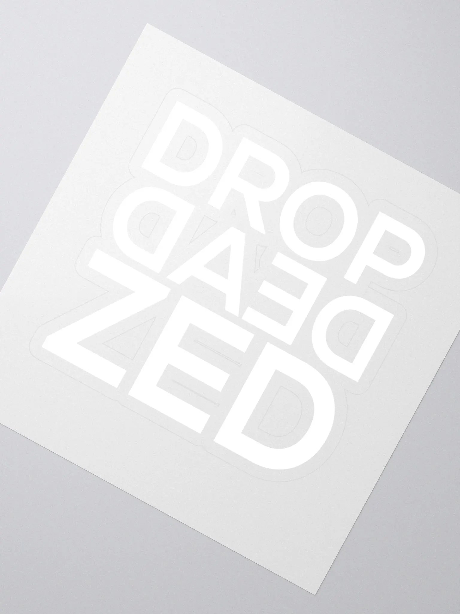 Drop Dead Zed - Name Sticker product image (2)