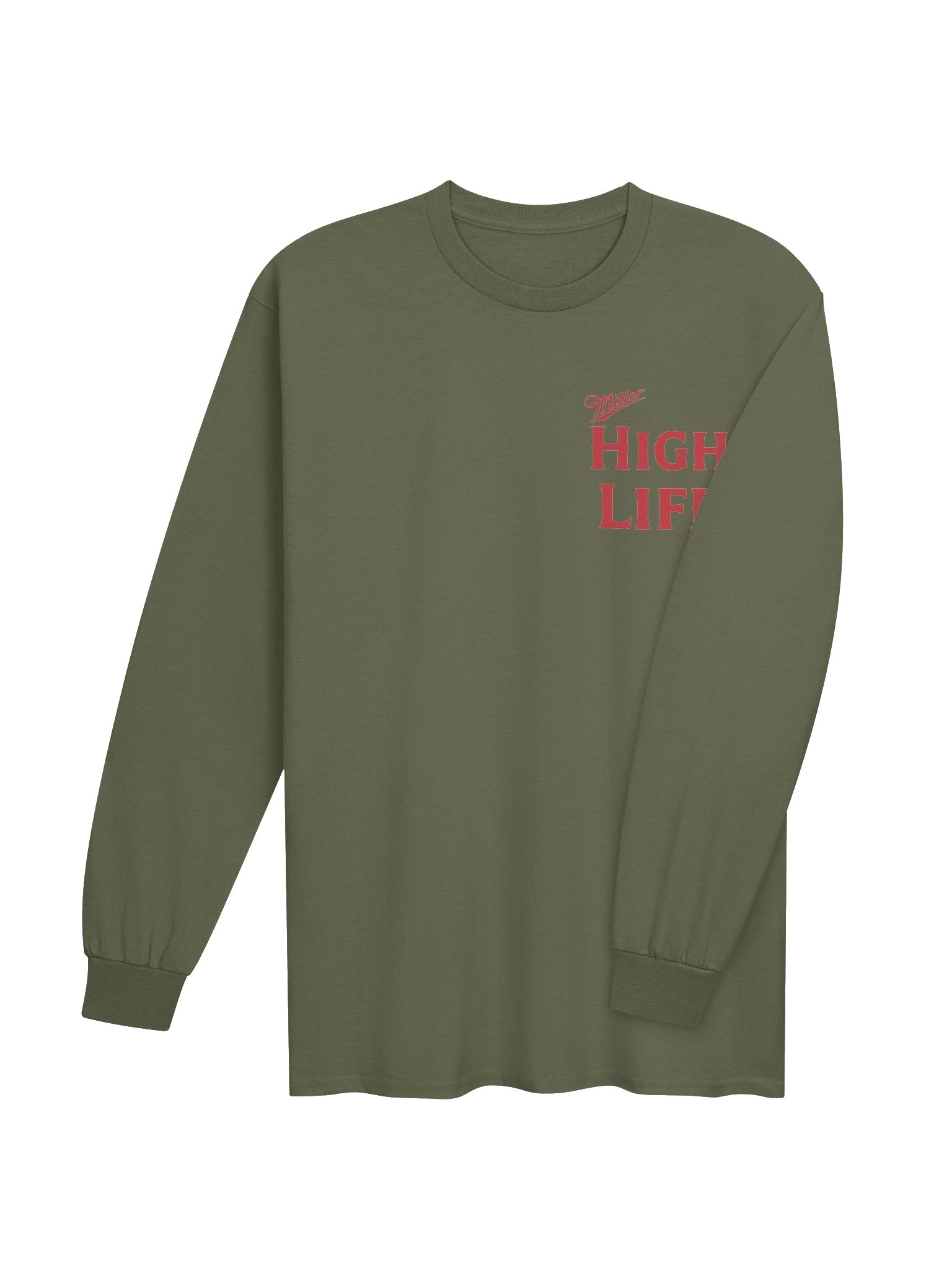 Miller High Life Black Logo Long Sleeve Tee product image (7)
