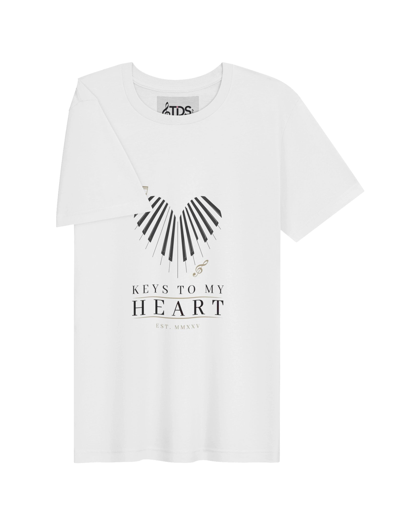 Keys to My Heart Music Graphic Tee product image (11)