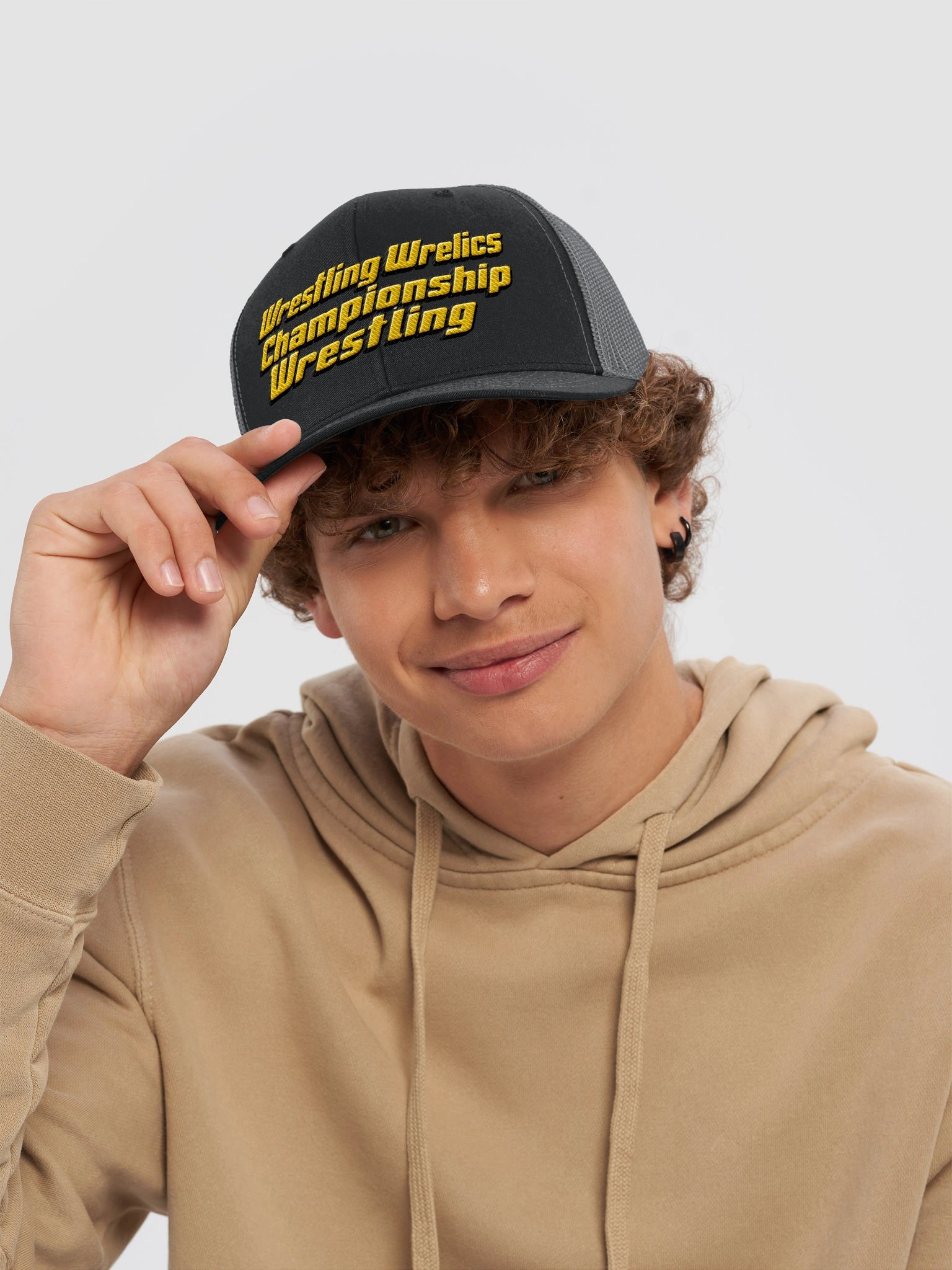 Wrestling Wrelics Championship Wrestling Trucker Hat product image (21)
