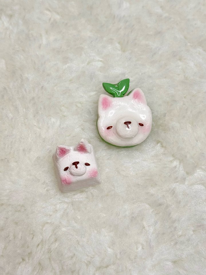 Samoyed Keycap and Pin Set product image (1)