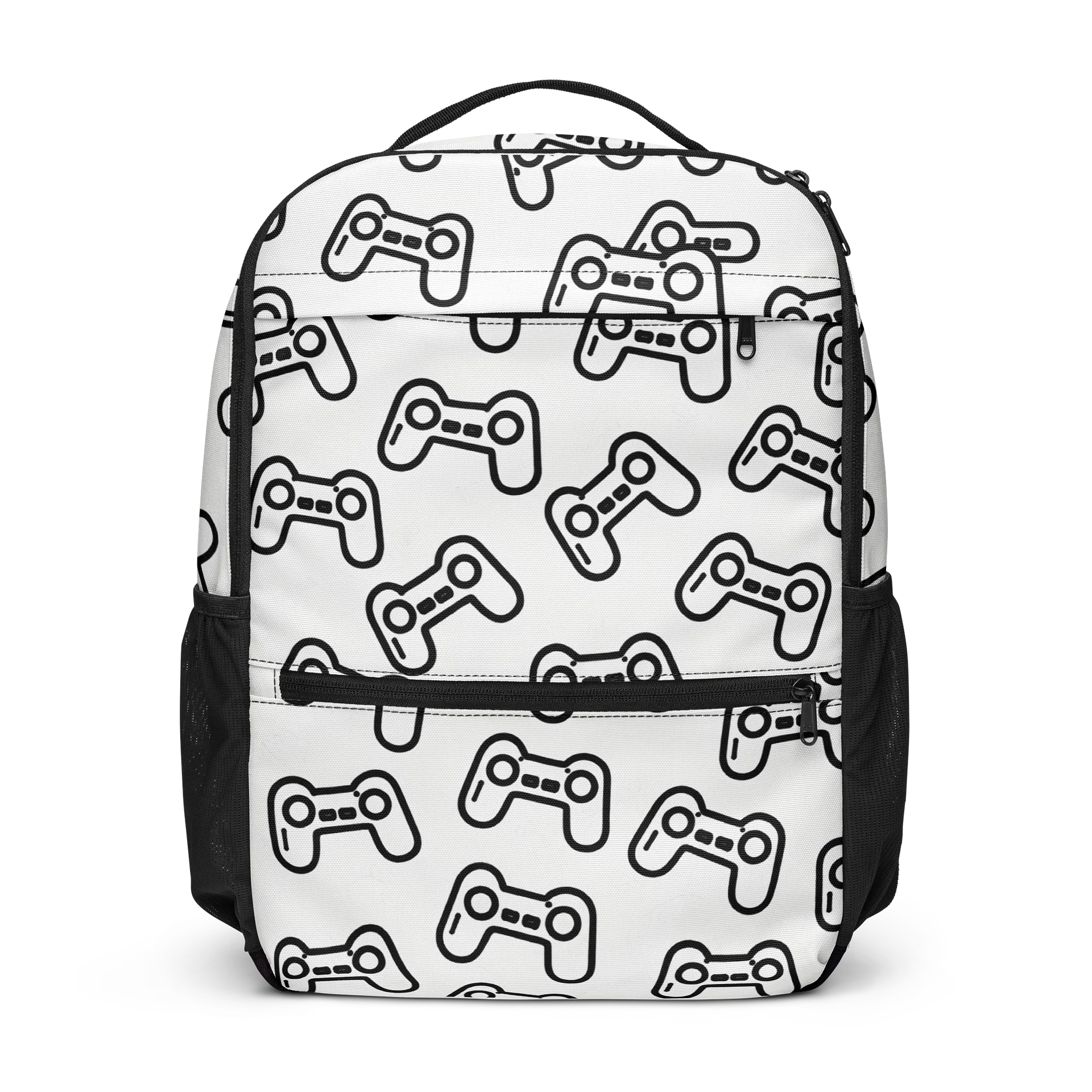 SAC À DOS IMPRIMÉ INTÉGRAL MANETTE NOIR product image (2)