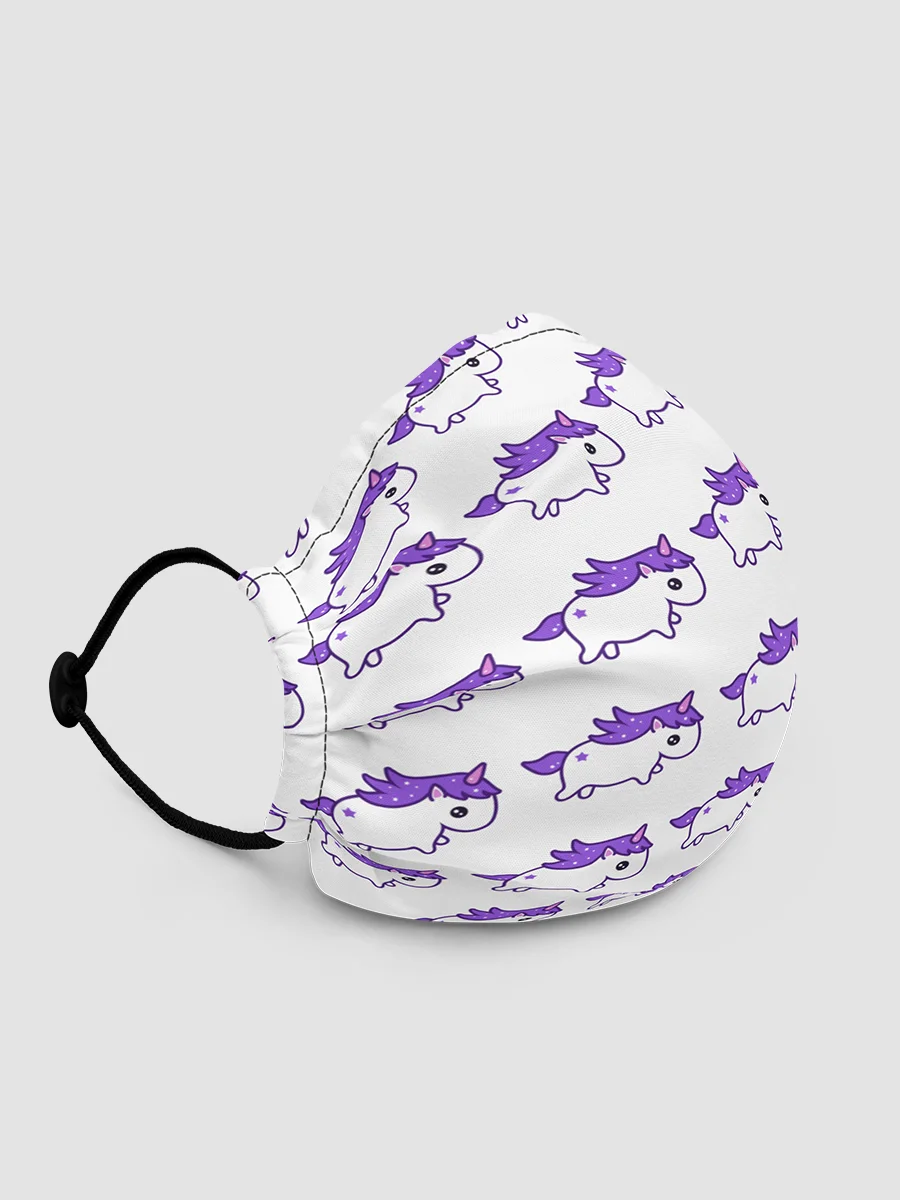 Uwu Unicorn All-Over Print Premium Face Mask product image (3)