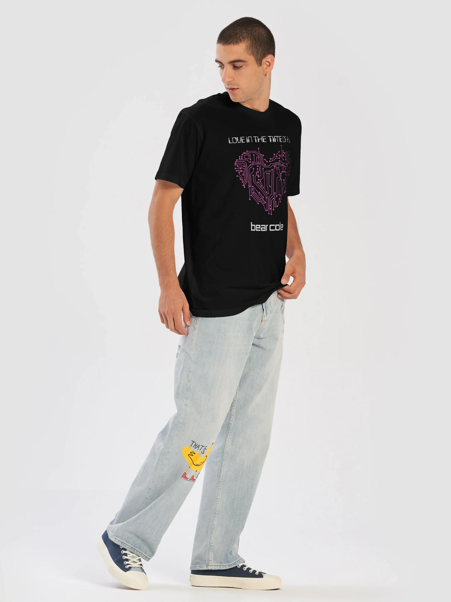 Love in the Time of A.I. Heart T-shirt