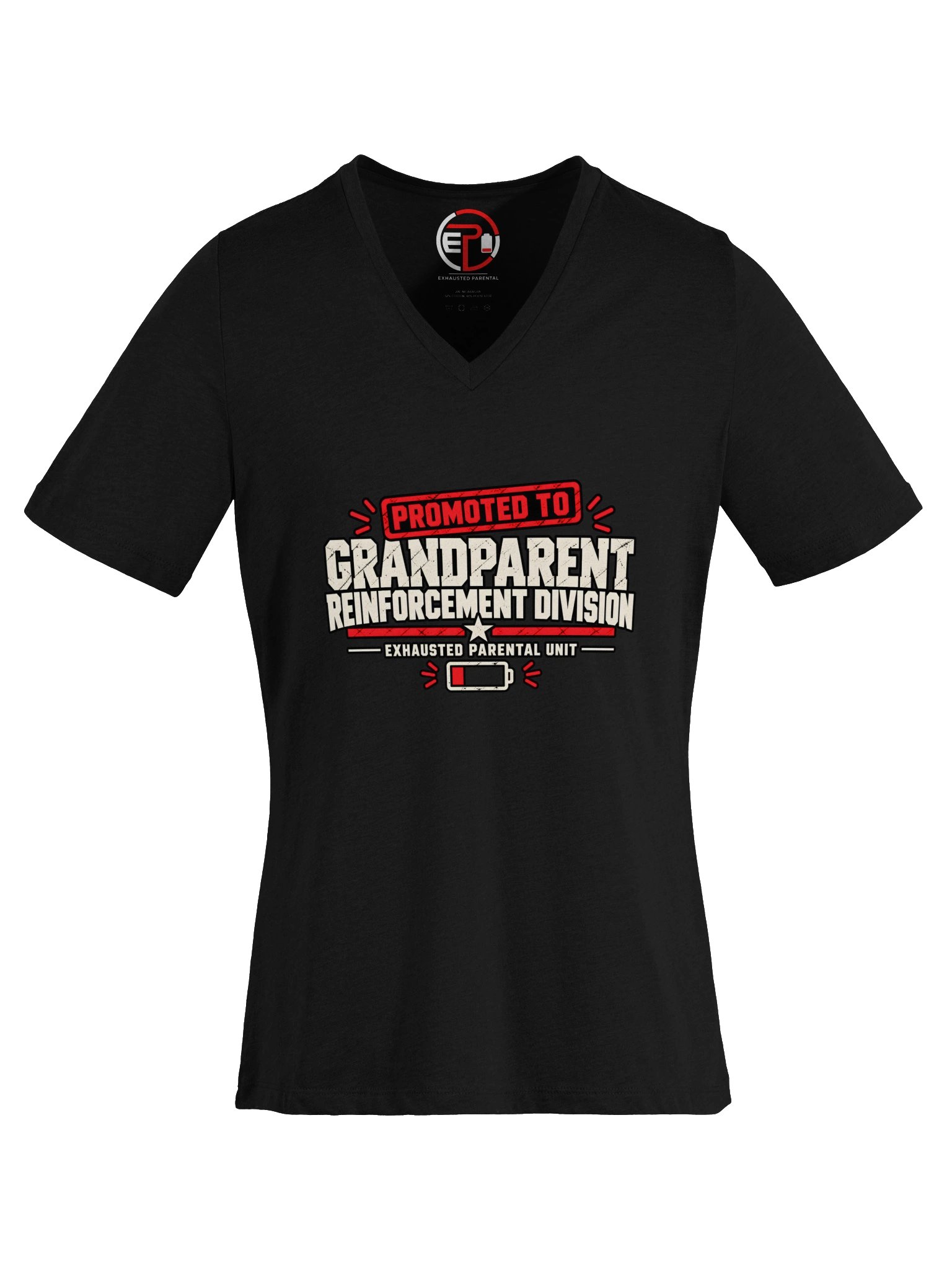 Promoted to Grandparent Reinforcement Division Women's V-Neck product image (5)