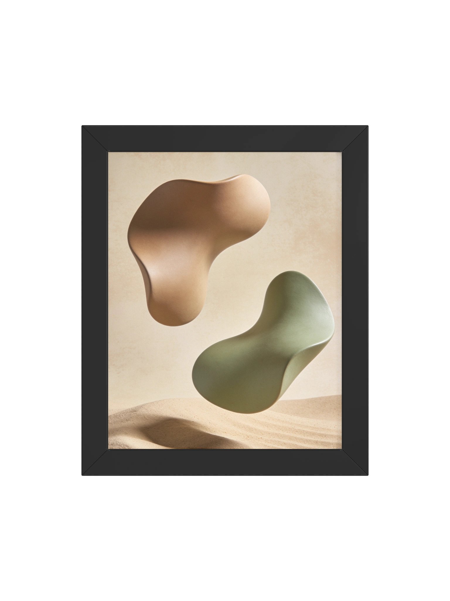 Desert Harmony: Abstract Earth Tones Wall Art- 20×25 cm product image (12)