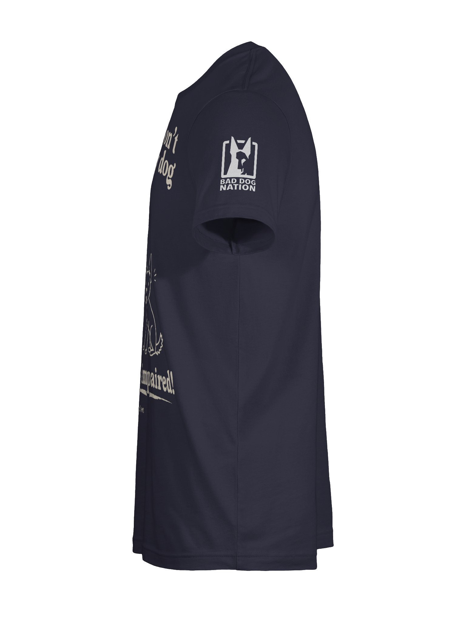 Handler impaired (female dog) - PREMIUM ADULT UNISEX T-SHIRT product image (3)