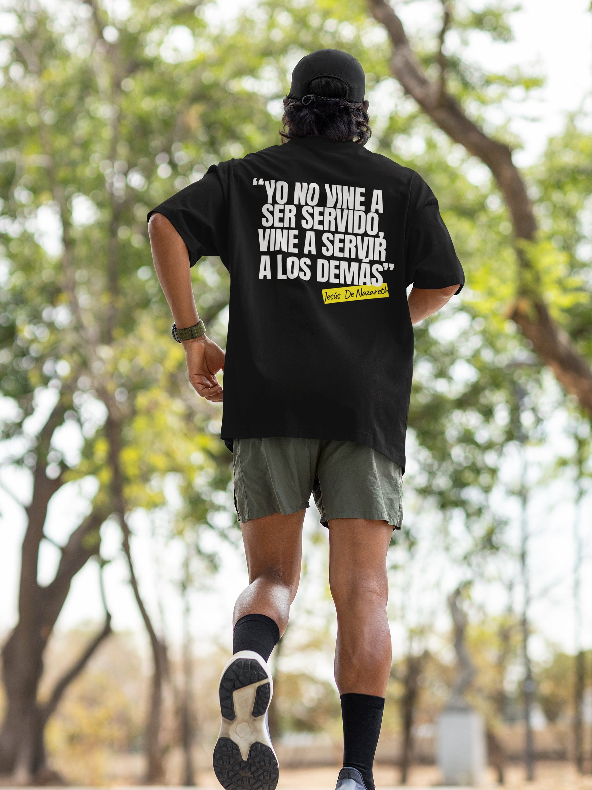 Jesús de Nazareth – Mateo 20:28 | Streetwear con Propósito | Selah | Oversized product image (2)