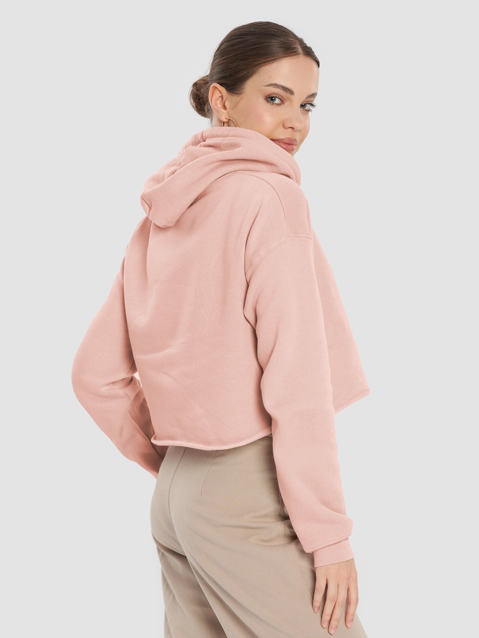 Furry Trash Crop Hoodie – Bubble Logo (White Print) product image (6)