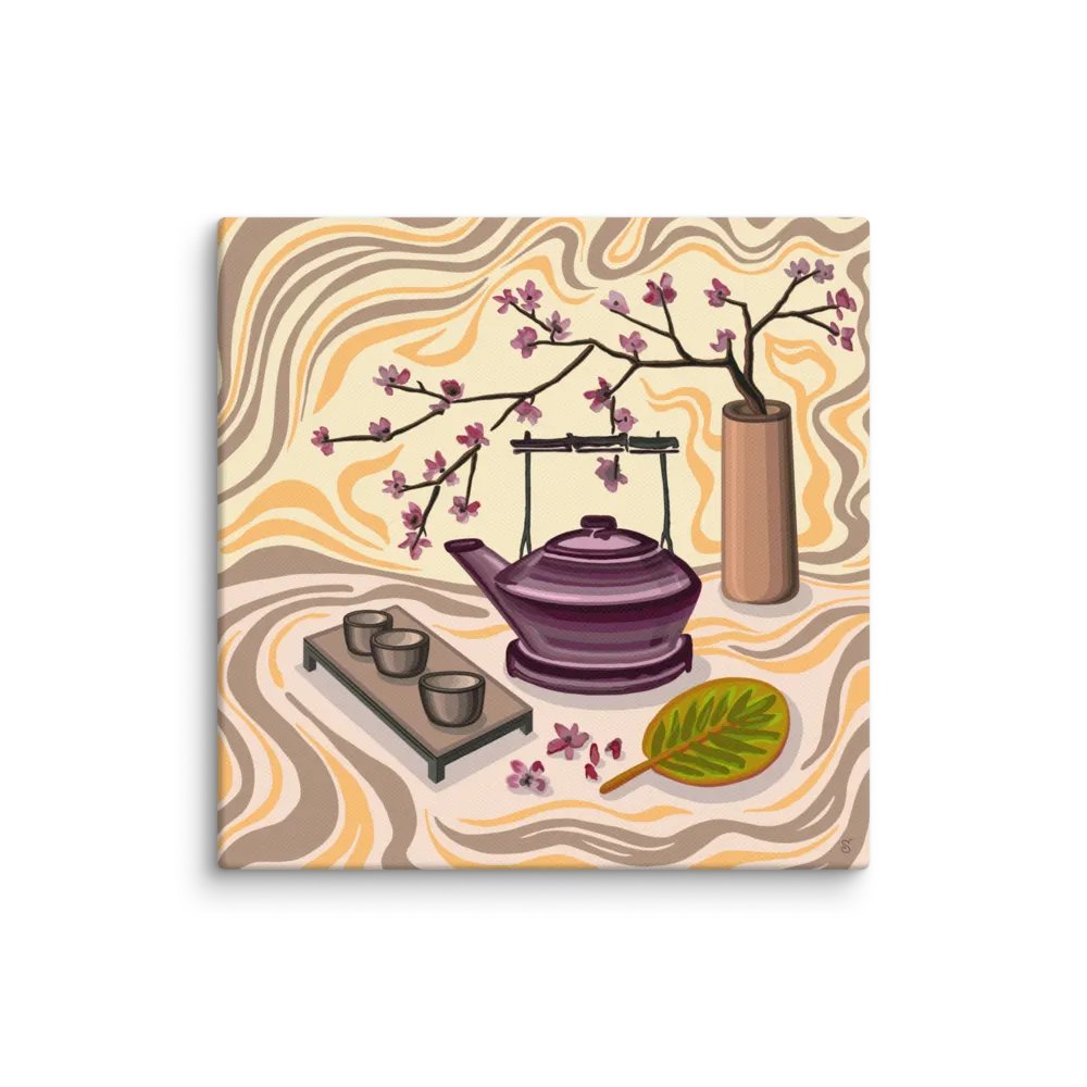Blossom Serenity Canvas Art - Coffee Shop No. 5 product image (1)