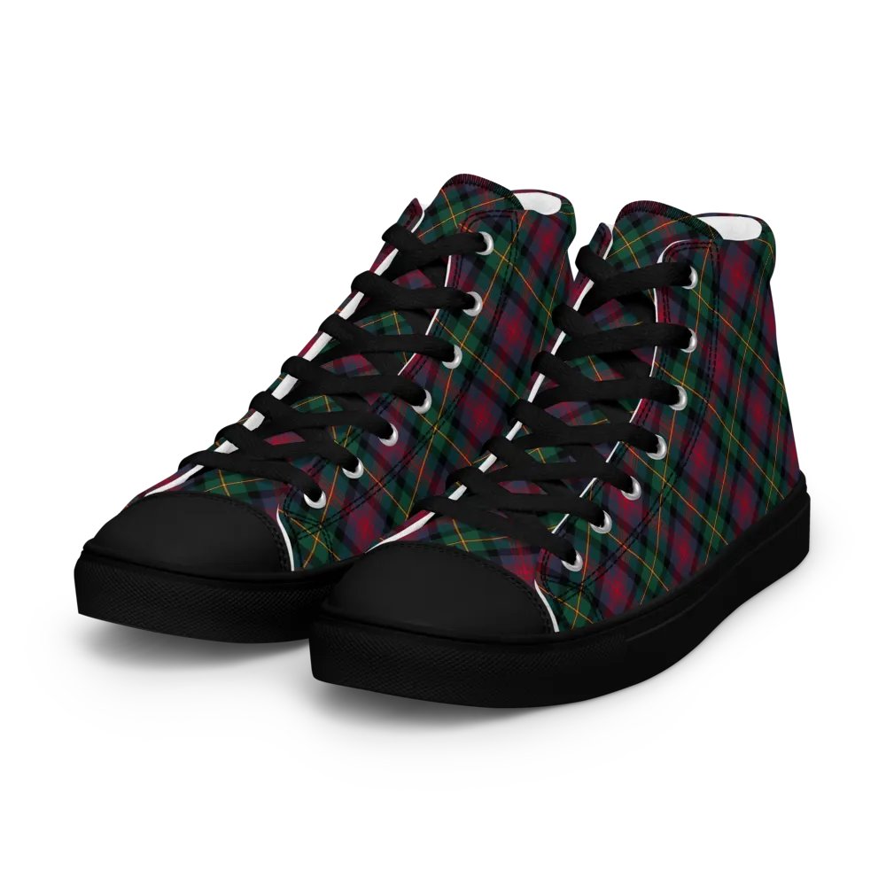 Logan Tartan Men's High Top Shoes product image (2)