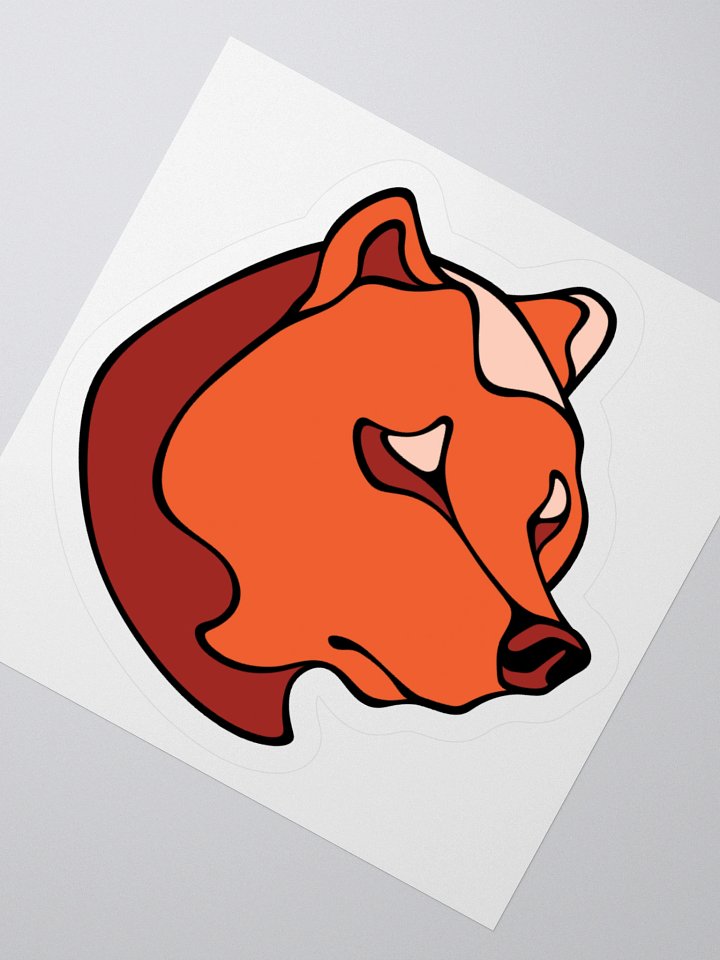 Gentle Bear - Small/Medium Kiss Cut Sticker product image (2)