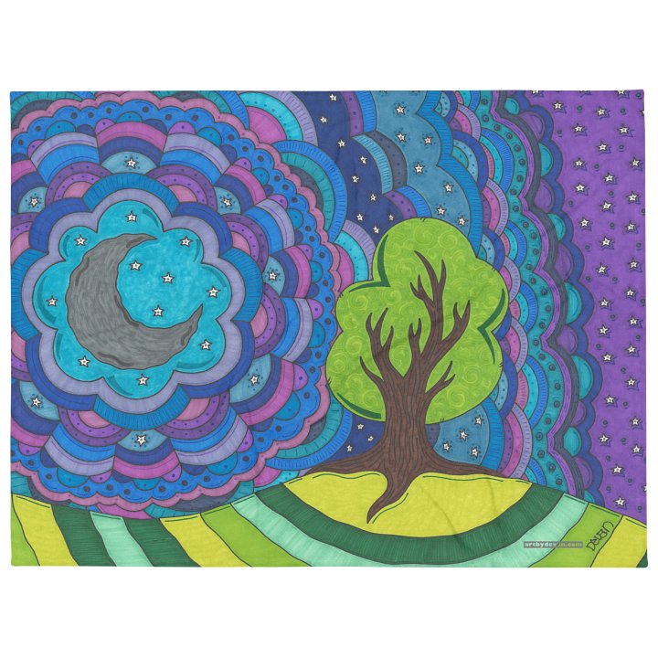 Moonlight Moon Blanket product image (2)