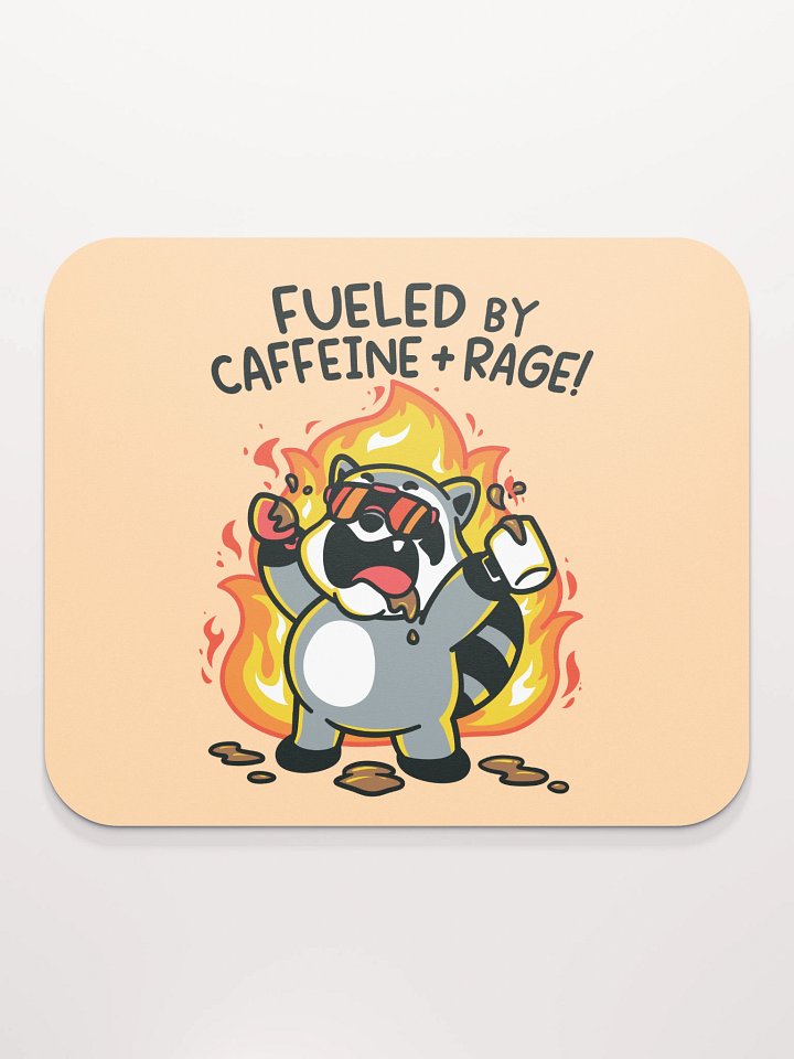 Caffeine & Rage Mousepad product image (2)