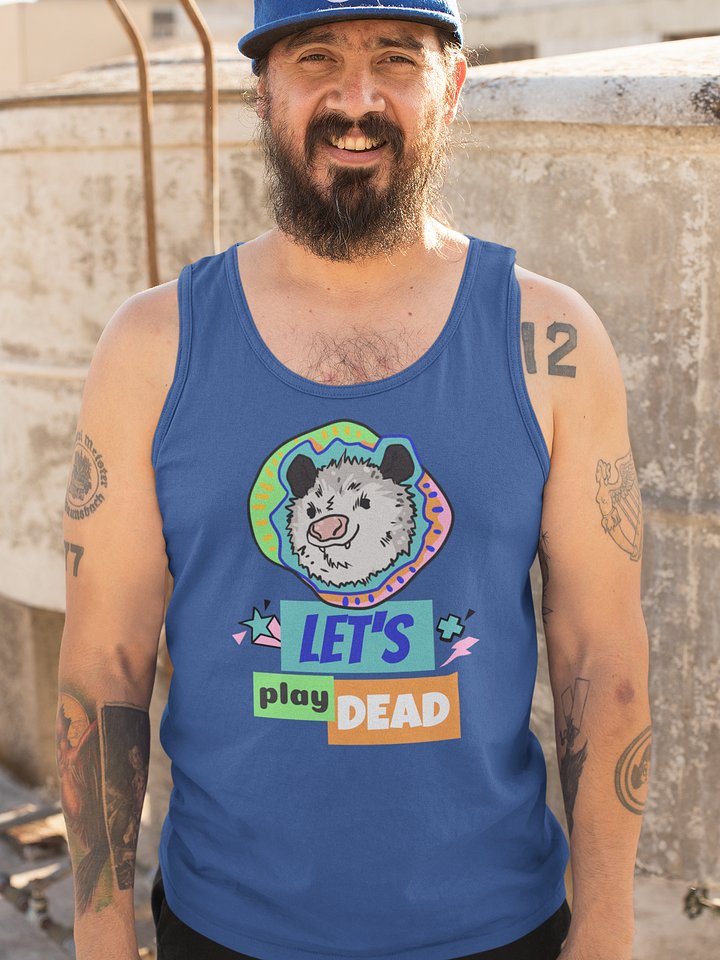 Let's Play Dead jersey tank top product image (1)