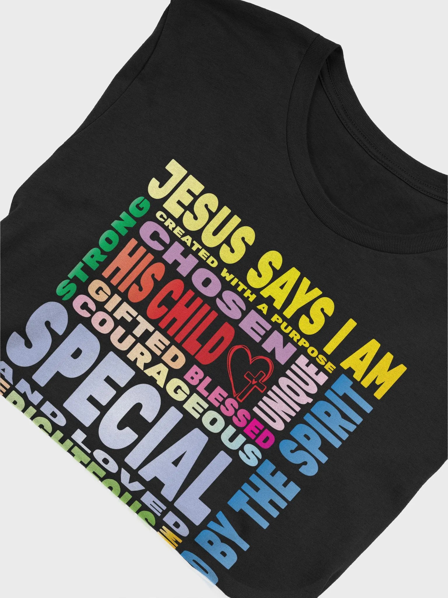 Jesus Says I Am Christian Faith Christ Holy Spiritual Lord T-Shirt product image (5)