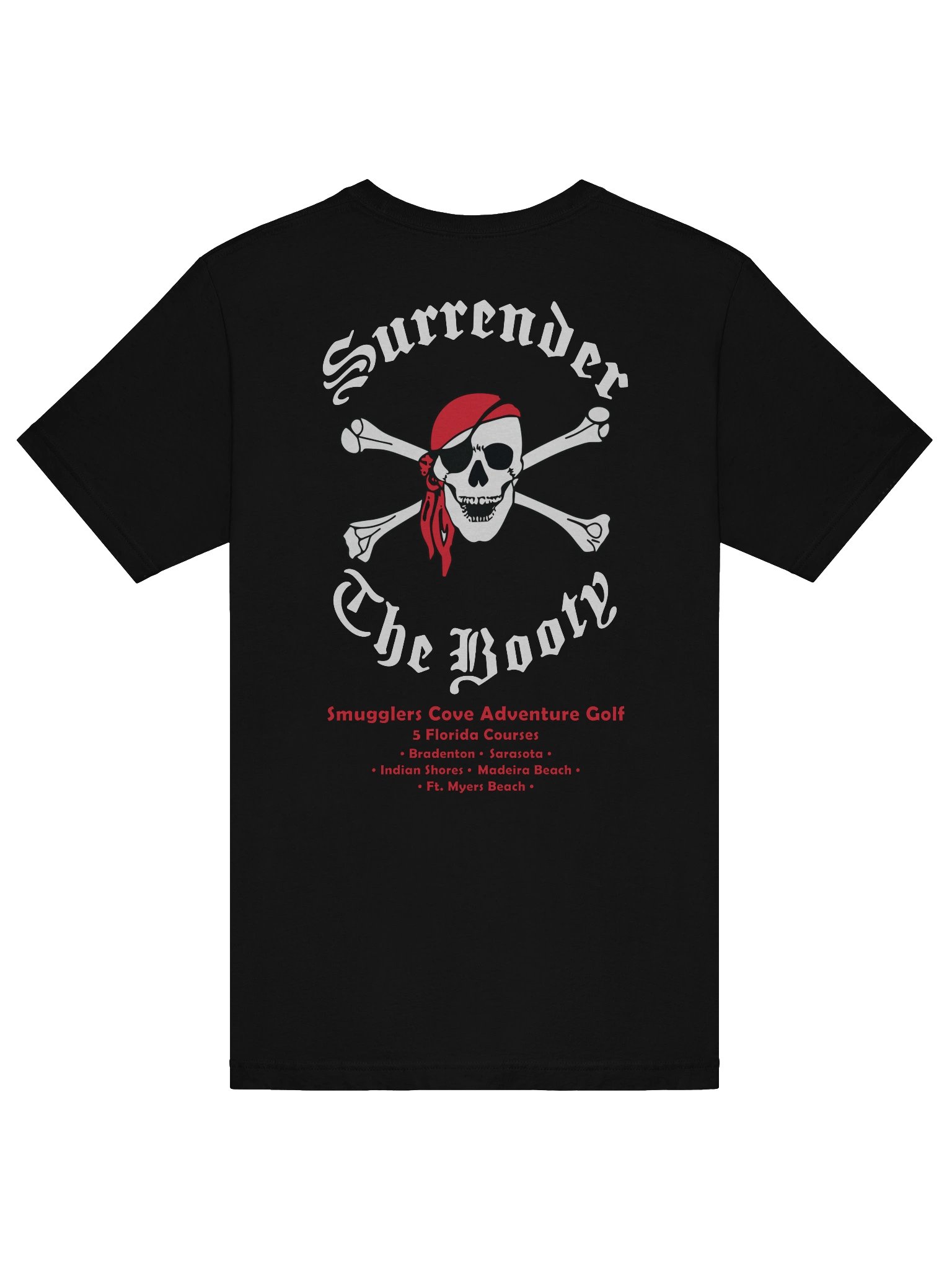 "Surrender the Booty" Cotton Tee - Back Graphic product image (6)