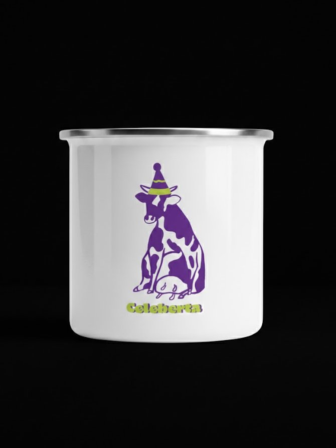 Celeberta - Enamel Mug product image (1)