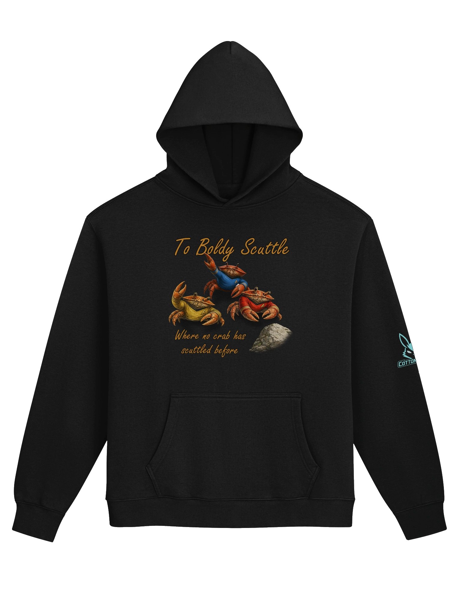 To Boldy Scuttle — Crab Crew Oversized Hoodie product image (6)