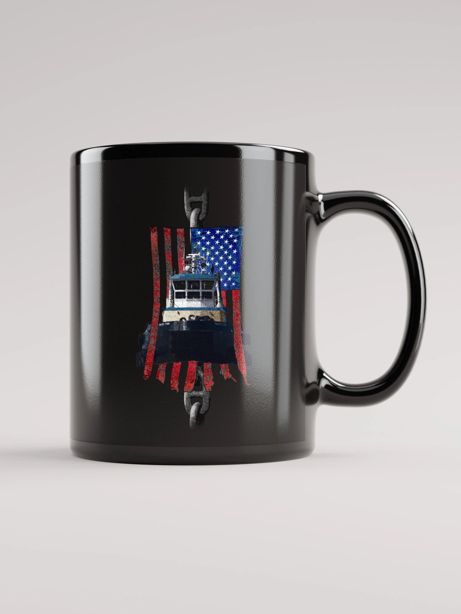 Pacific Titan Chain & CE Flage Tug Mug 11oz & 15oz product image (1)