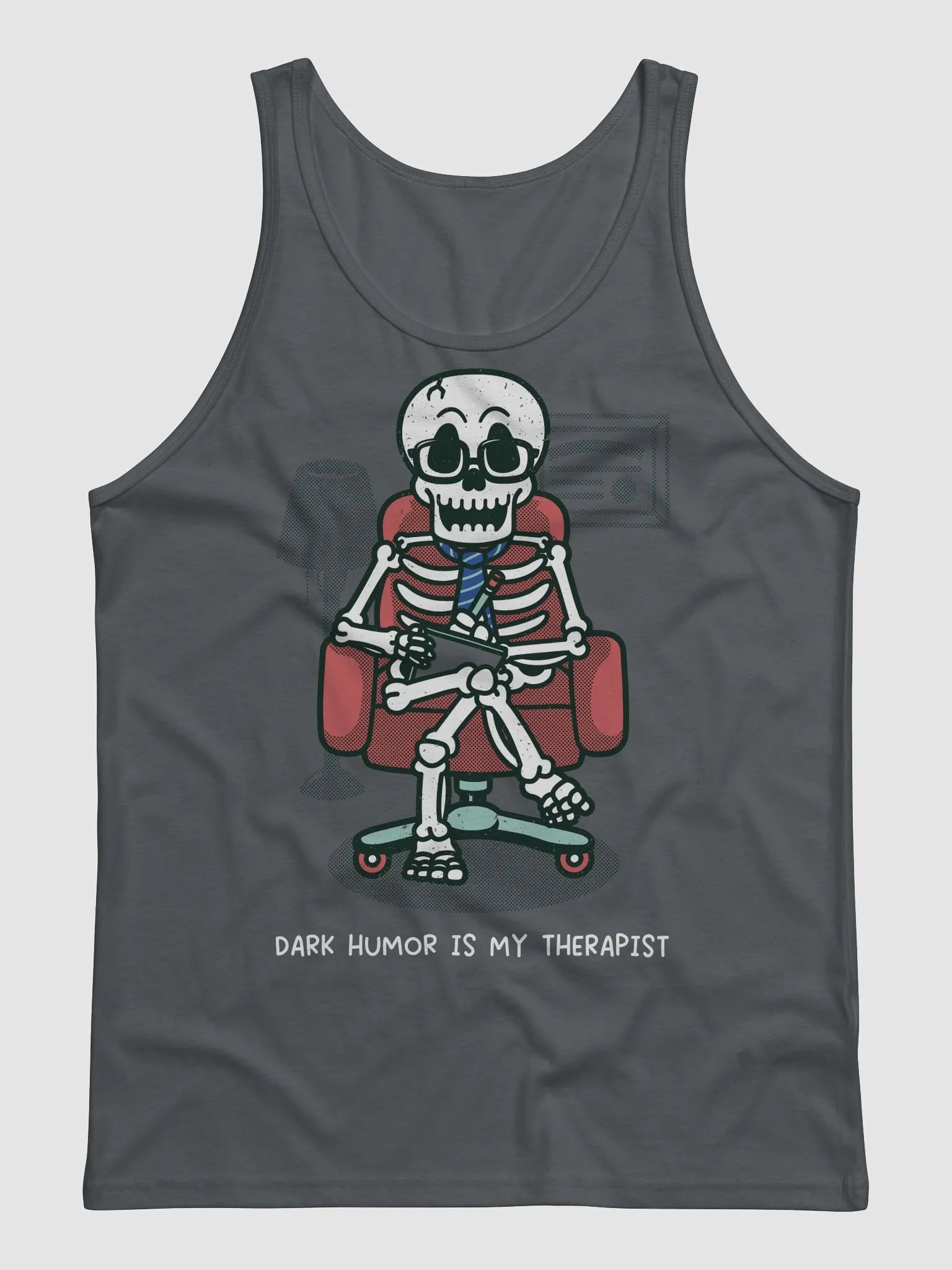 Dark Humor Is My Therapist Tank Top product image (1)